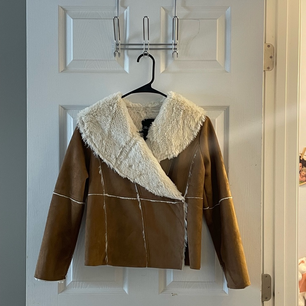 Me Jane faux shearling girls jacket
